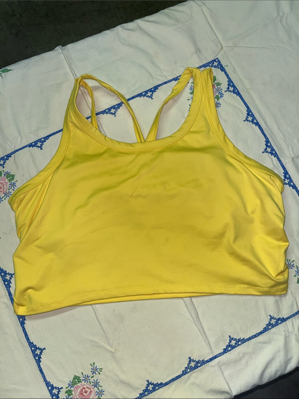 Yellow Women's Sports Bra and Skirt Set from torrid - Picture 2 of 9